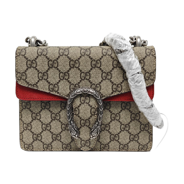 Dionysus Mini Monogram Coated Canvas Beige