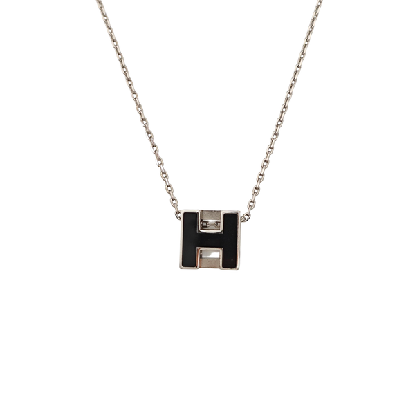 Cage D'h Metal Silver Necklace