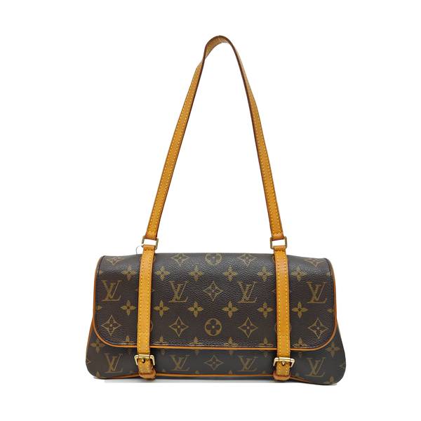 MARELLE Monogram Coated Canvas Brown