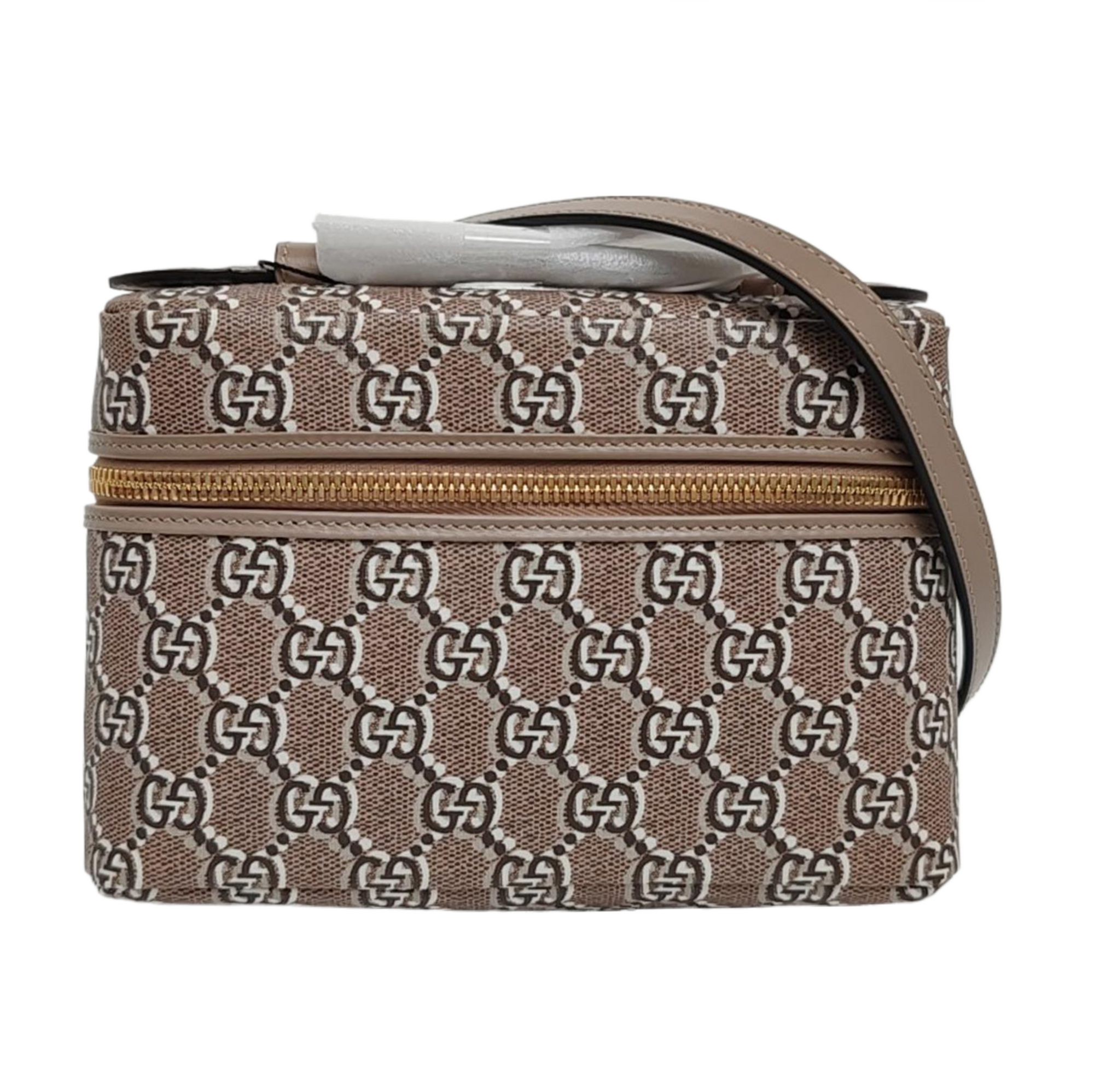 Authenticated pre-owned  Ophidia Super Mini Monogram Coated Canvas Grey - Shoulder Bag at Looply