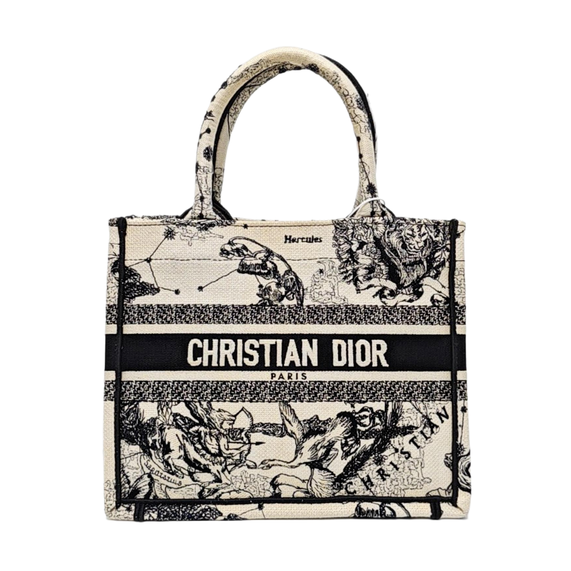 Authenticated pre-owned  Book Tote Small Canvas White - Tote Bag at Looply