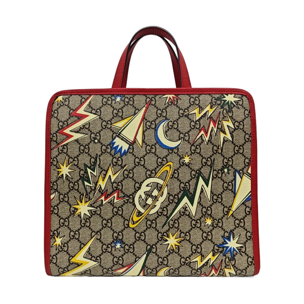 Children’s GG Bucket Monogram Coated Canvas Beige