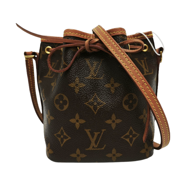 NÉONOÉ Nano Lona Revestida Monogram Marrón