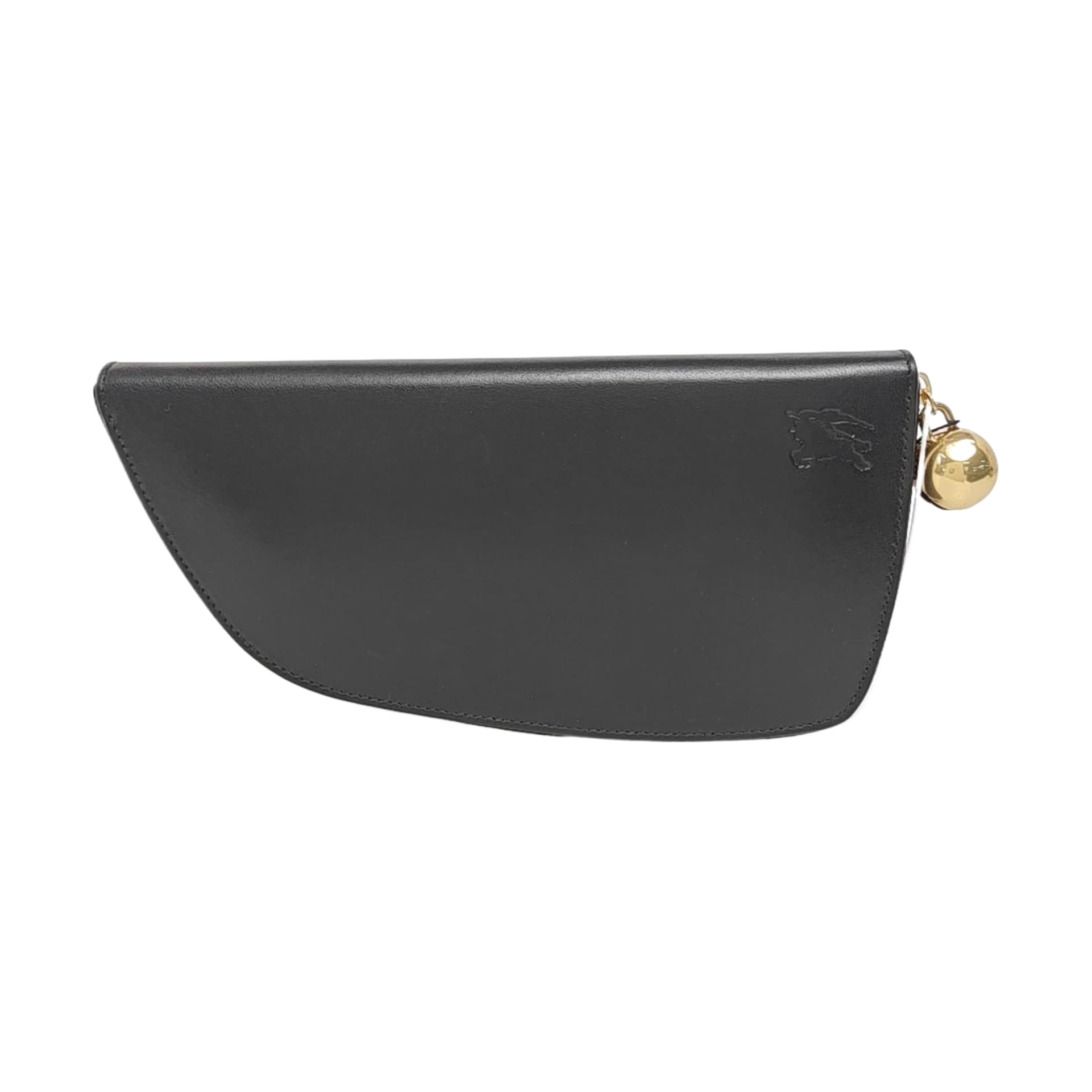 SHIELD Large Lambskin Black Wallet