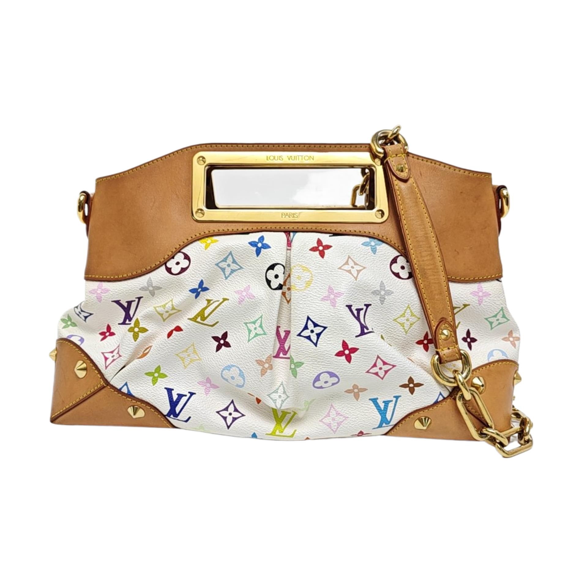 LV × TM JUDY MM Monogram Coated Canvas White