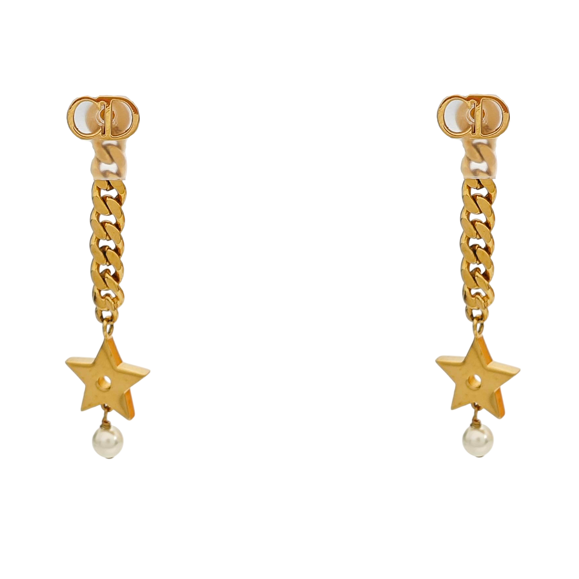Metal Gold Stud Earrings