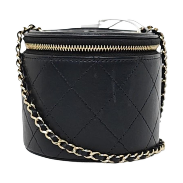 Quilted Lambskin Black