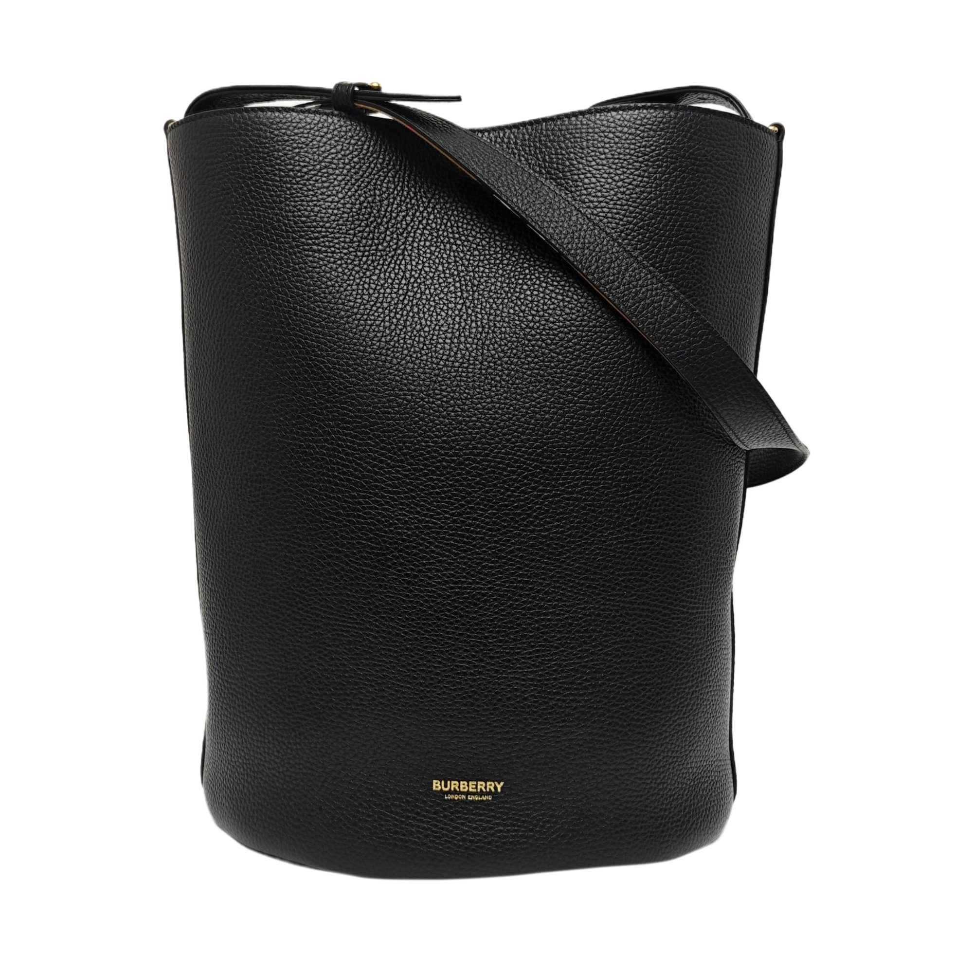 The Bucket Medium Calfskin Black