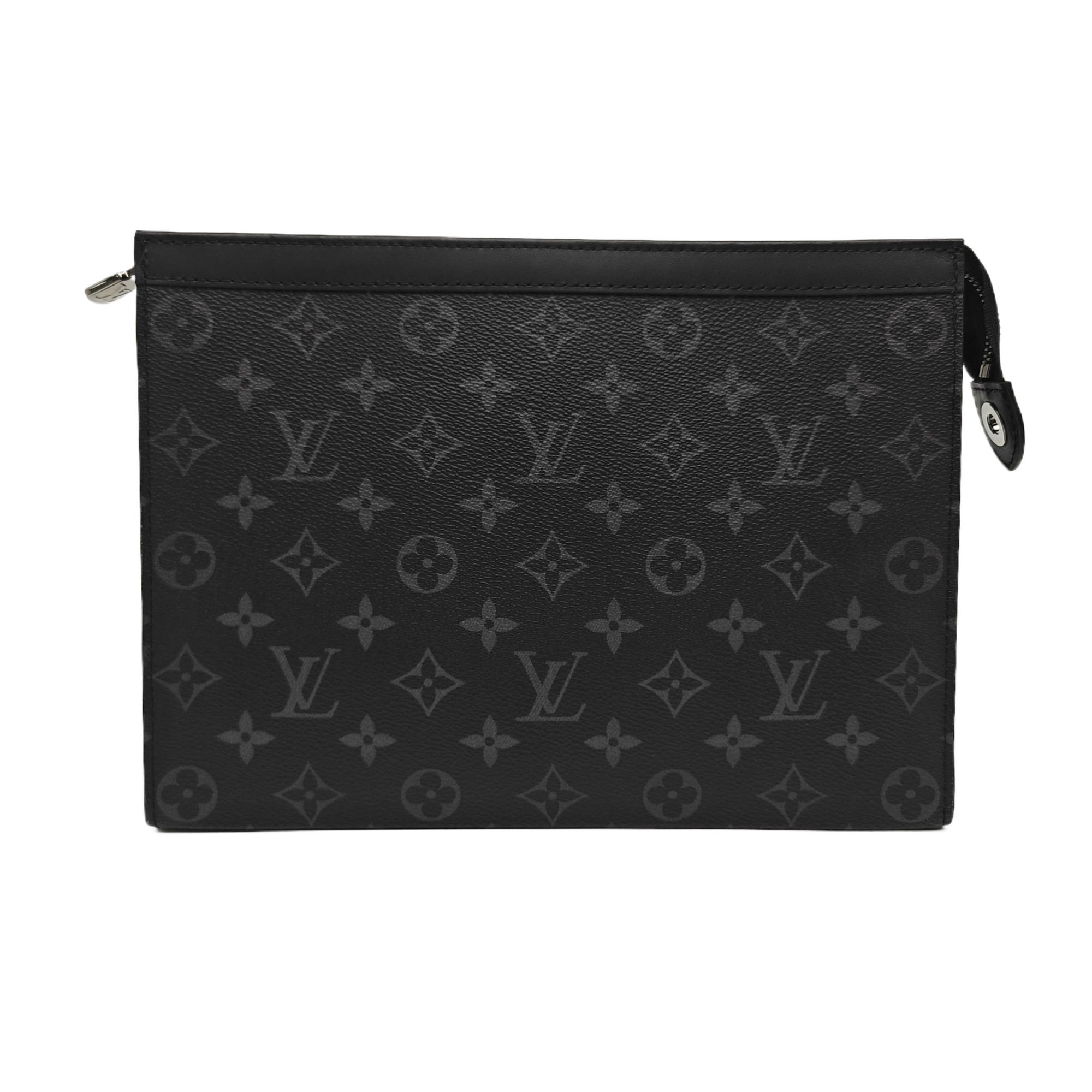 Pochette Voyag MM Monogram Coated Canvas Black