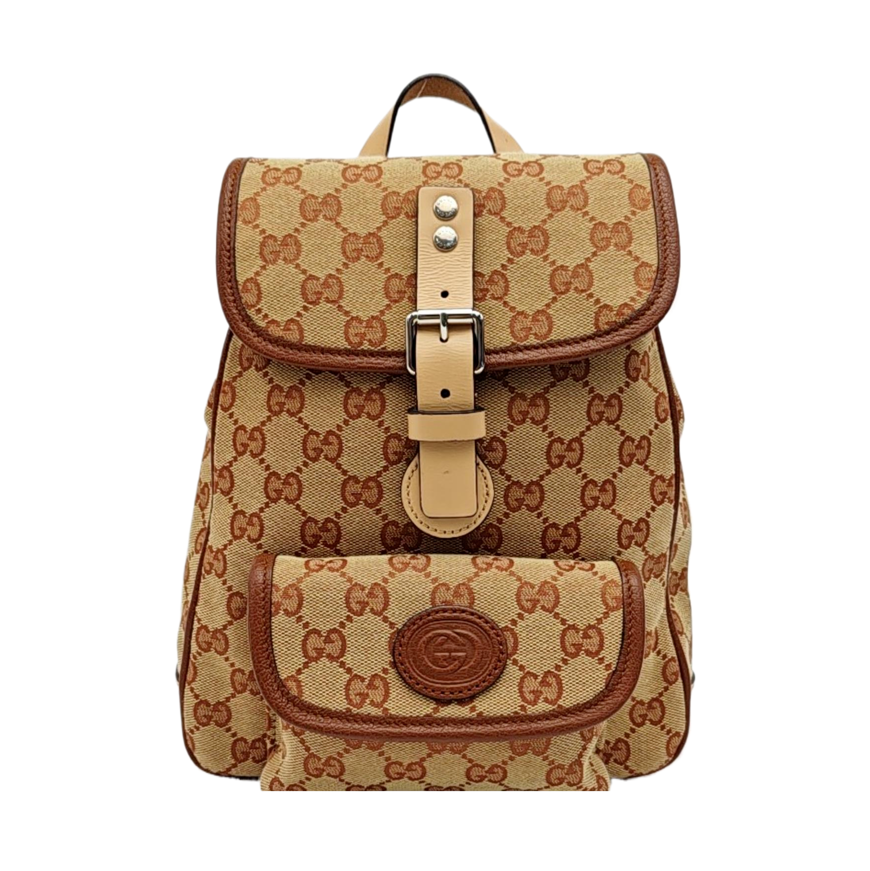 Monogram Canvas Backpack Brown
