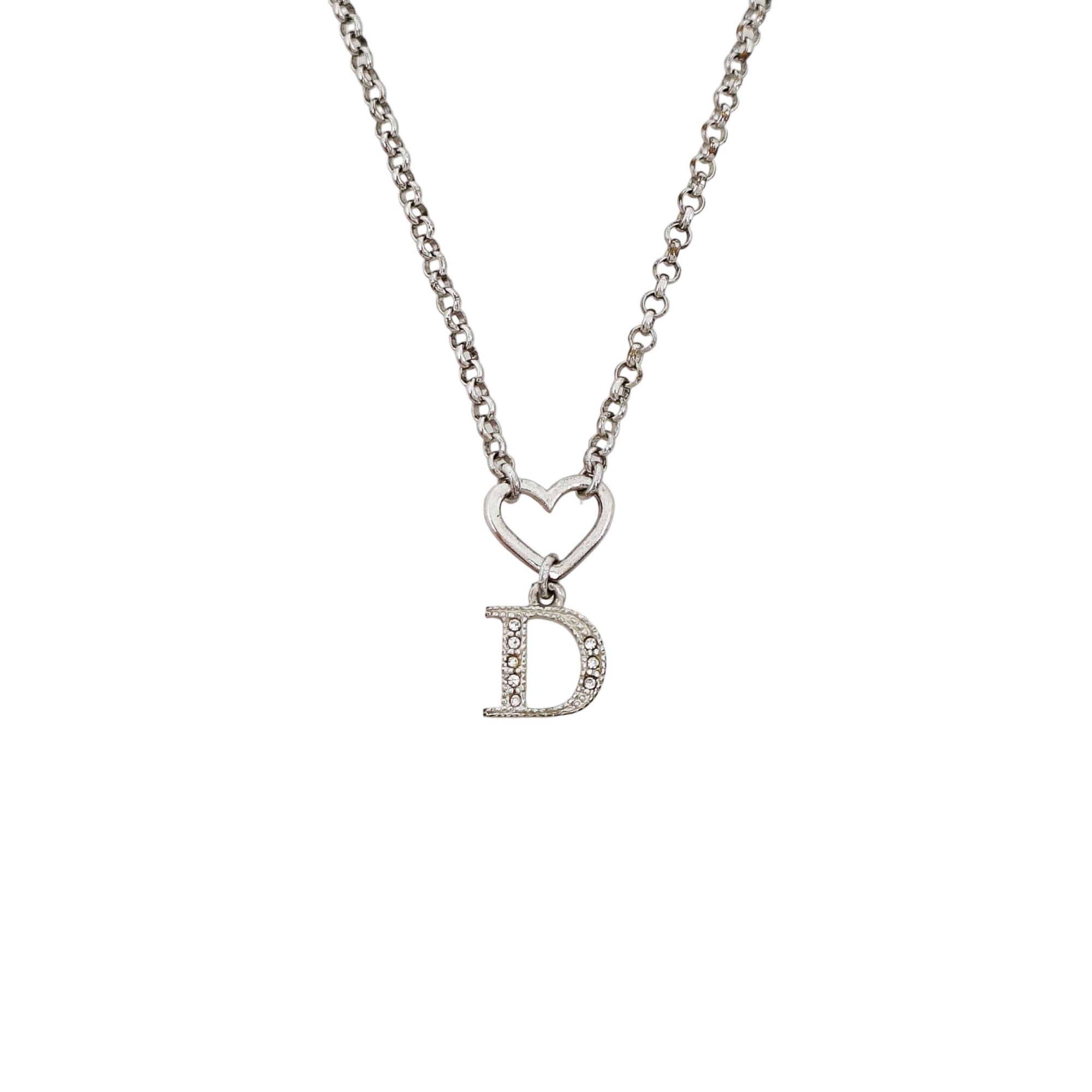 CD Swing Metal Silver Necklace