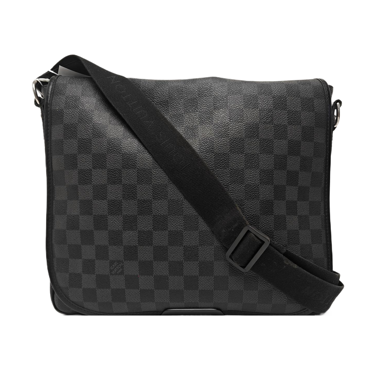 DANIEL Damier Graphite Coated Canvas Gray