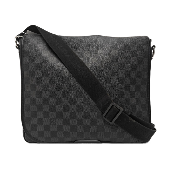 DANIEL Damier Graphite Coated Canvas Gray