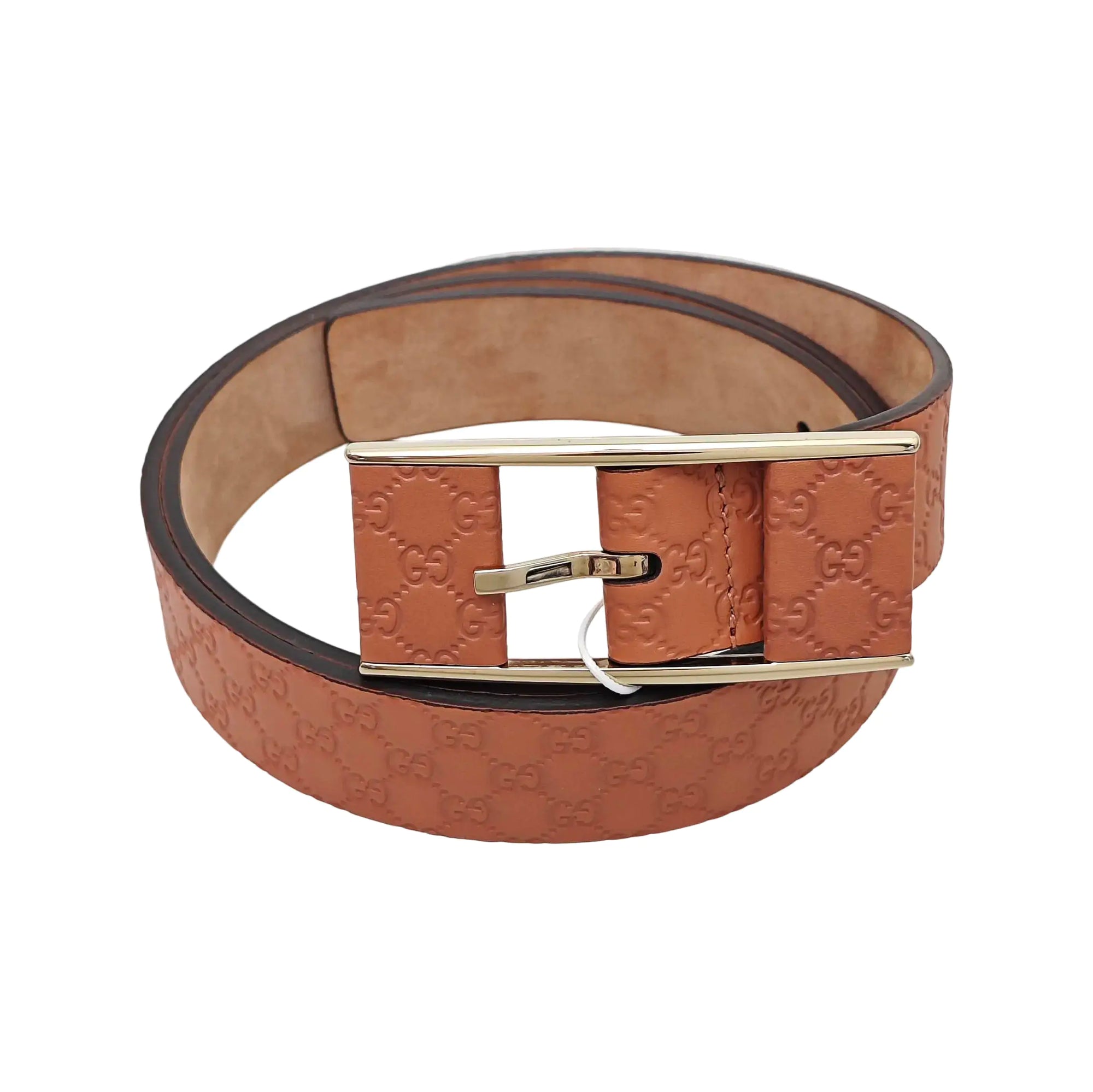 Leather Belt Orange