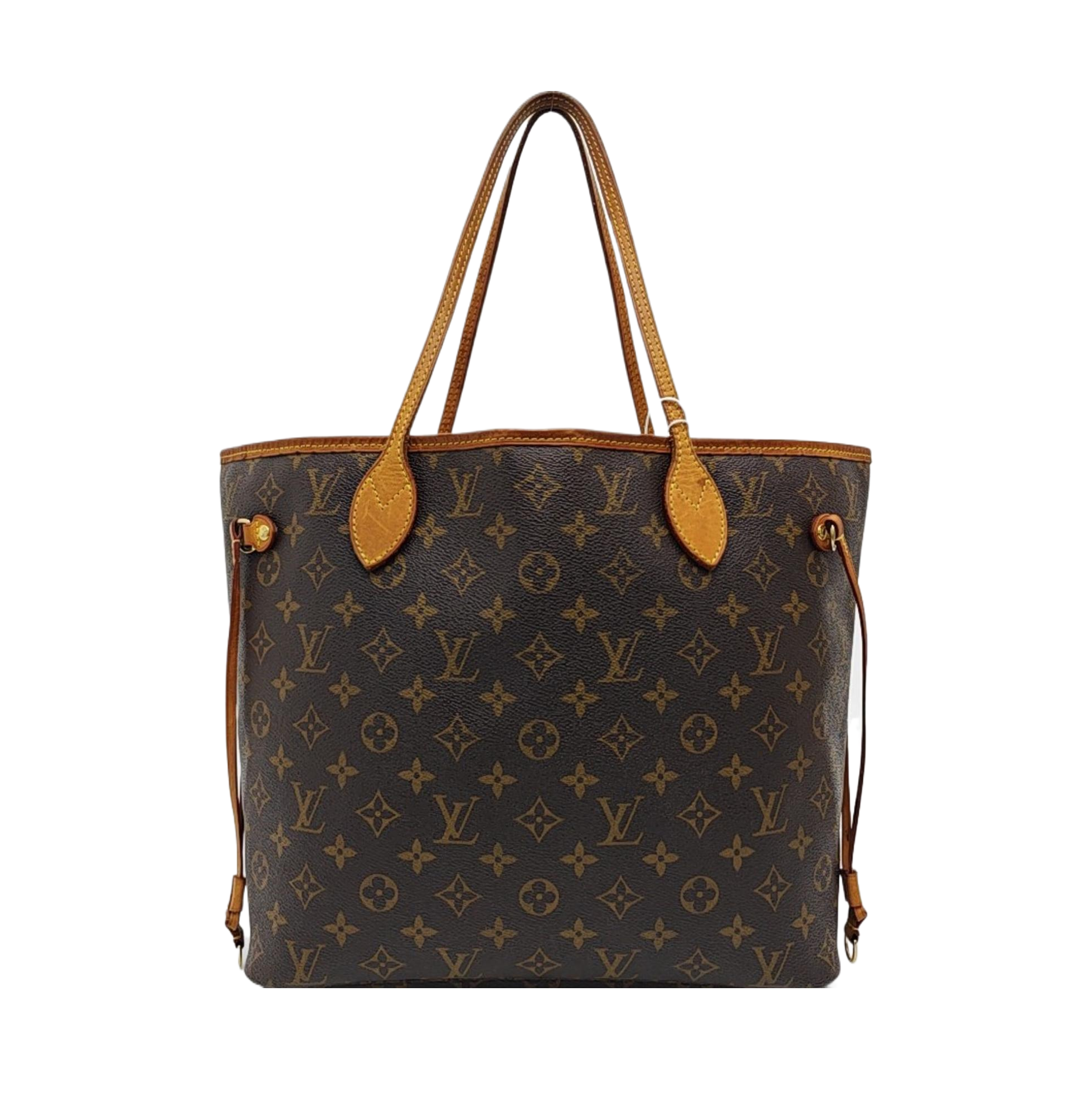 NEVERFULL MM Monogram Coated Canvas Brown