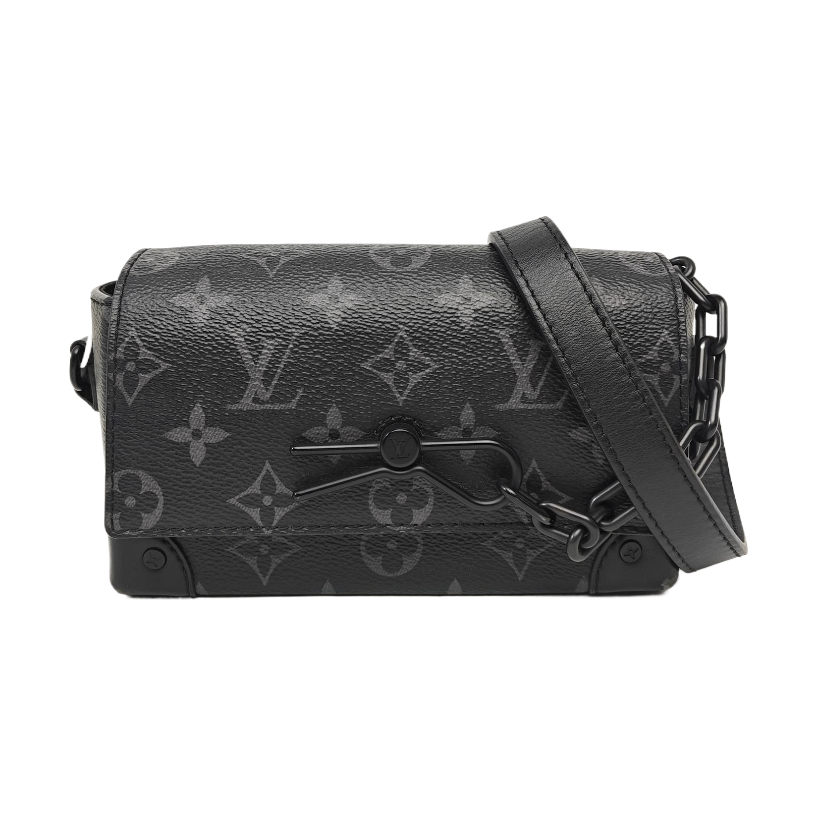 STEAMER Mini Monogram Coated Canvas Black