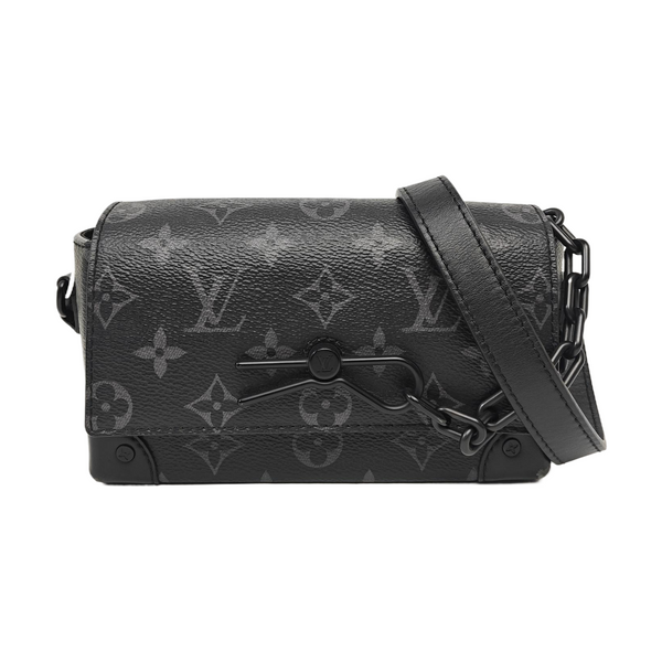 STEAMER Mini Monogram Coated Canvas Black