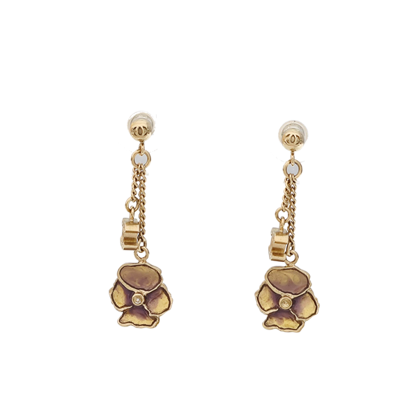 Metal Gold Earrings