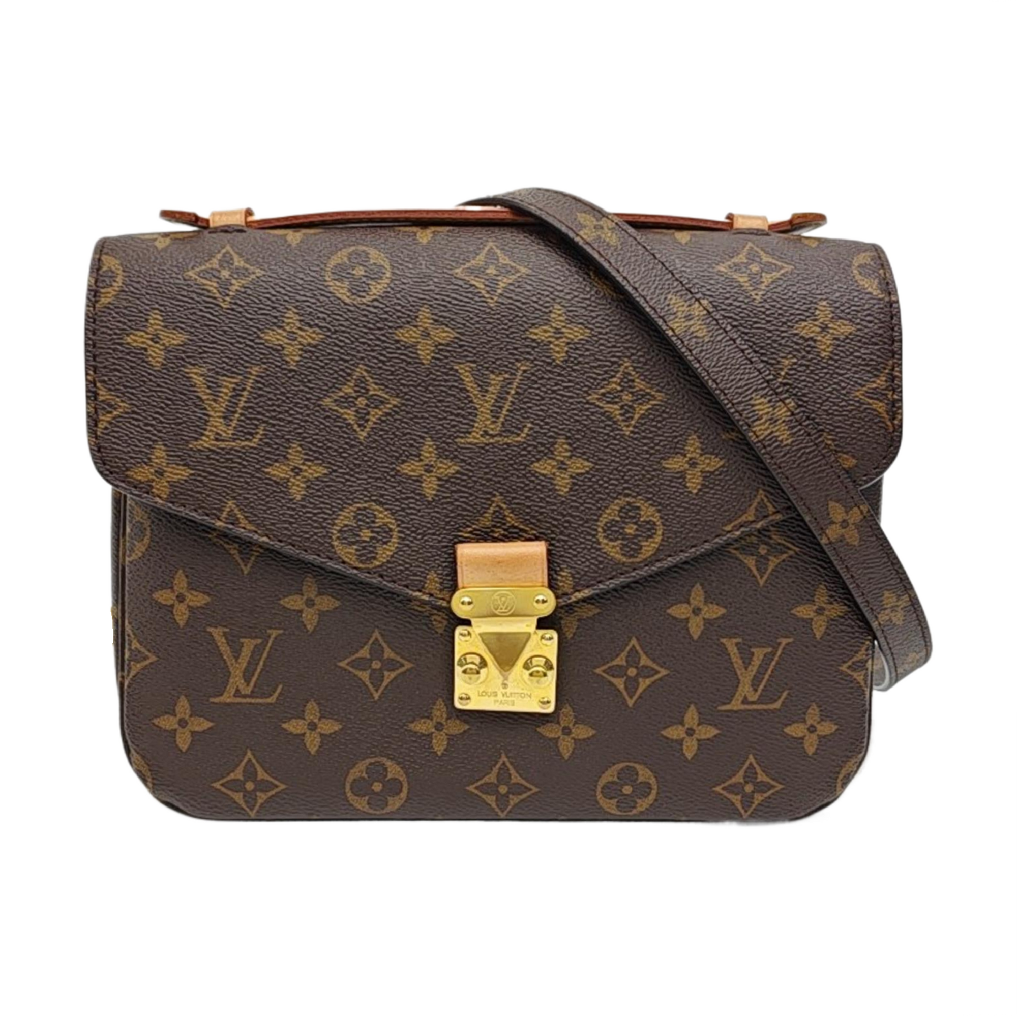 MÉTIS MM Monogram Coated Canvas Brown