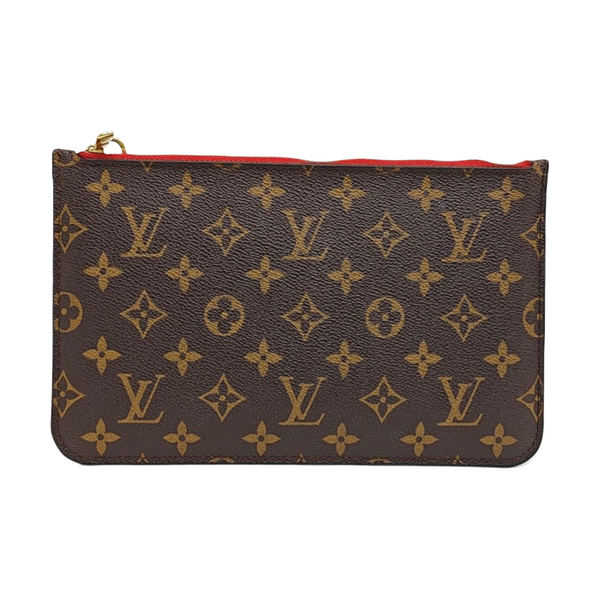 NEVERFULL PM Monogram Coated Canvas Brown