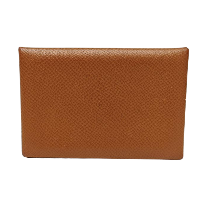 Calvi Epsom Brown Card Holder
