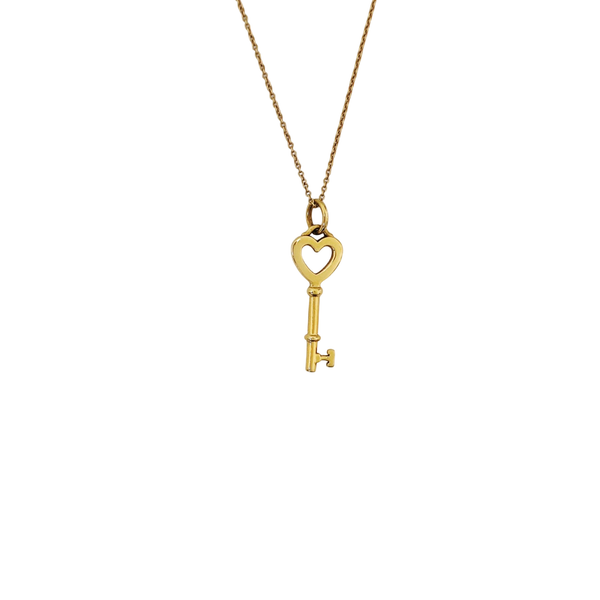 Tiffany Keys 18k Gold Necklace
