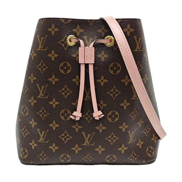 NÉONOÉ MM Monogram Coated Canvas Brown
