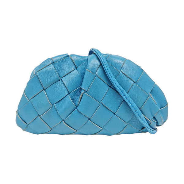 The Pouch Lambskin Blue