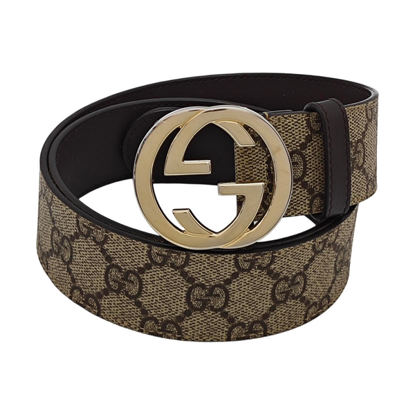 Leather Belt Beige