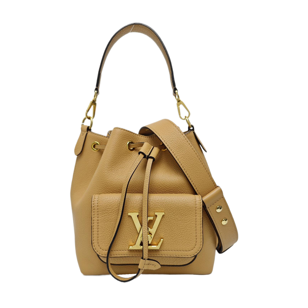LOCKME PM Calfskin Brown