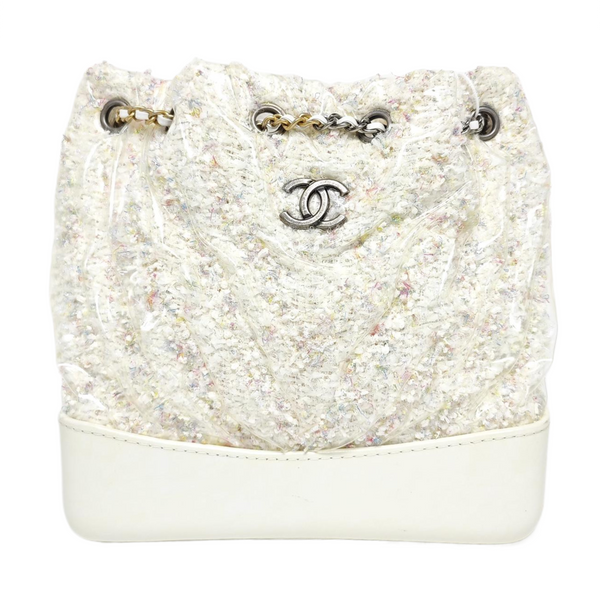 GABRIELLE Small Special Material White