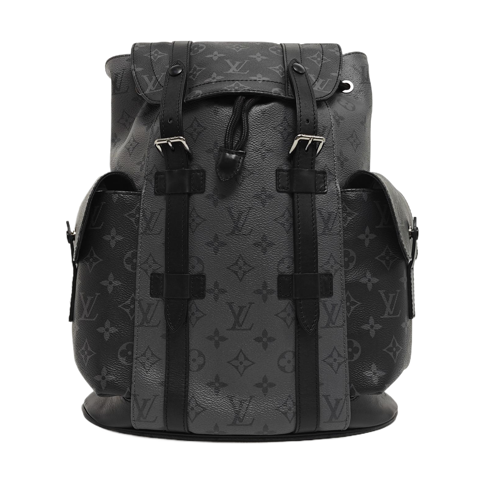 CHRISTOPHER PM Monogram Coated Canvas Gray