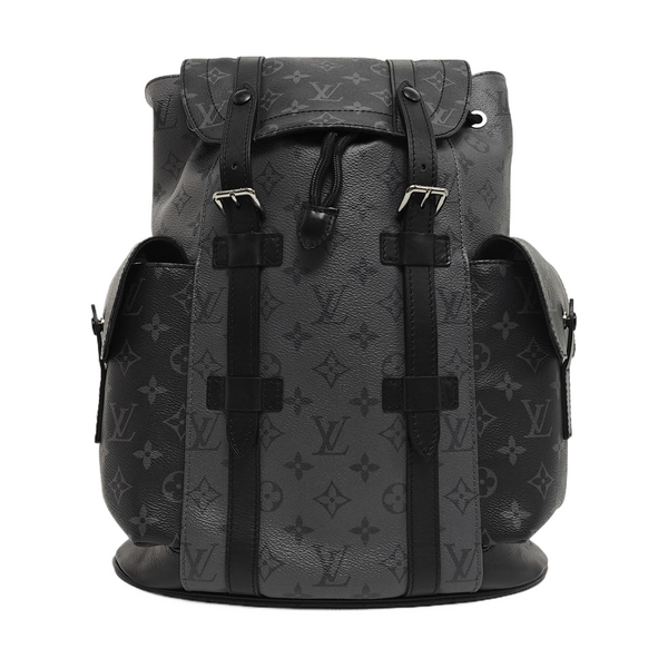 CHRISTOPHER PM Monogram Coated Canvas Gray