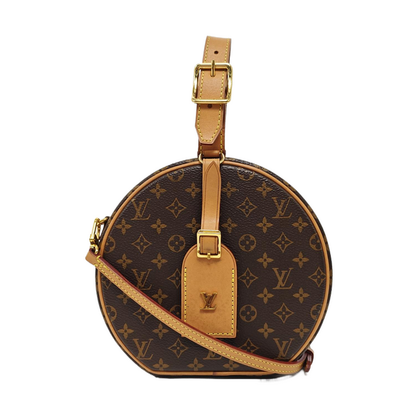 BOITE CHAPEAU PM Monogram Coated Canvas Brown