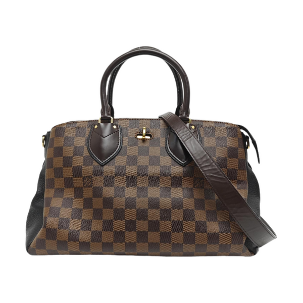 NORMANDY Damier Ebene Coated Canvas Brown