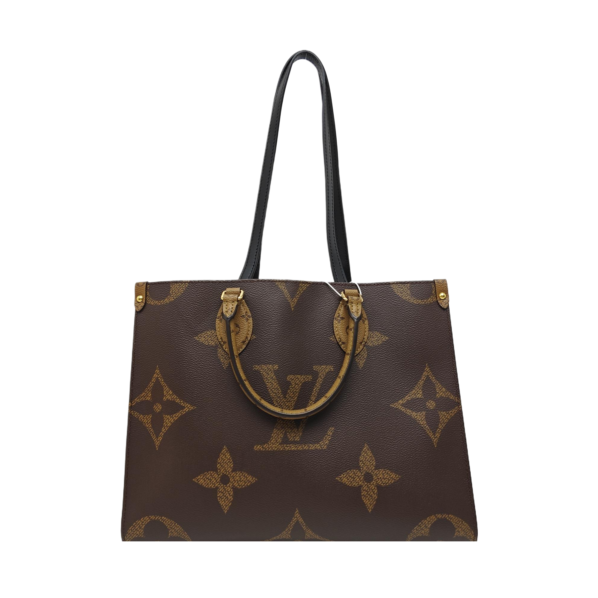 ONTHEGO MM Monogram Coated Canvas Brown