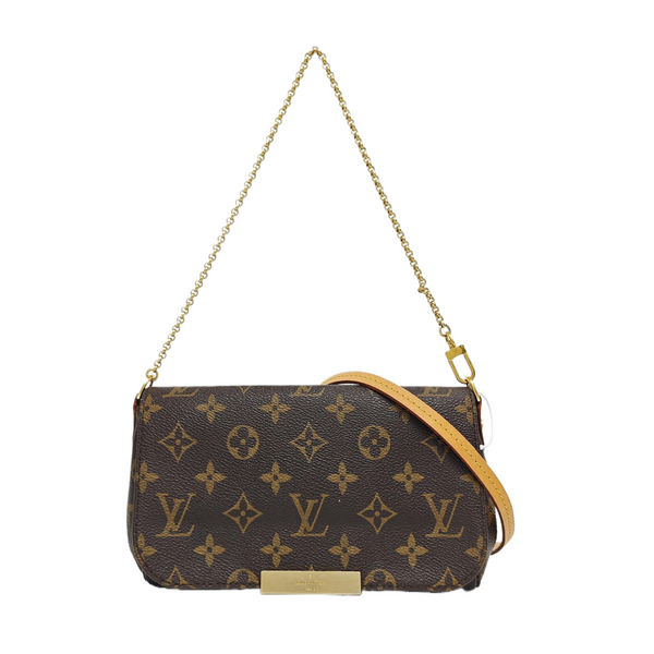 FAVORITE PM Monogram Coated Canvas Brown