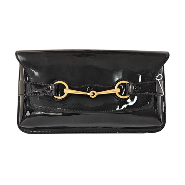Bright Bit Patent Leather Black