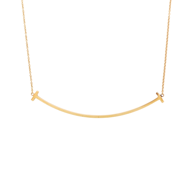 Tiffany T 18k Rose Gold Necklace