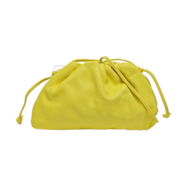The Pouch Mini Calfskin Yellow