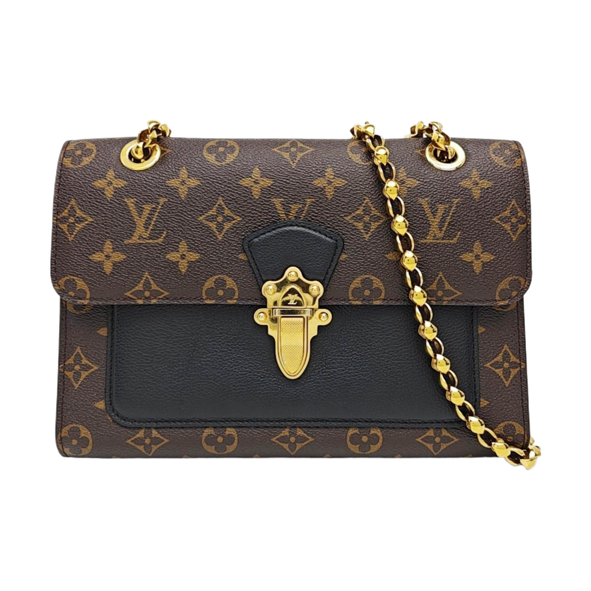 VICTOIRE Monogram Coated Canvas Brown