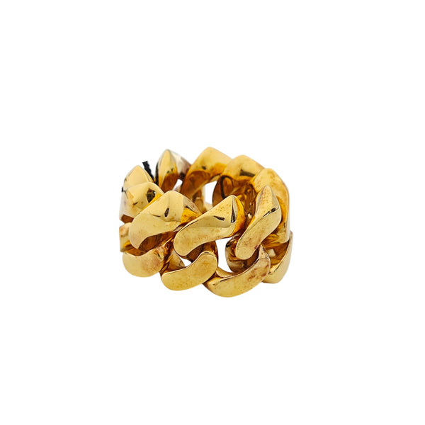 925 Sterling Silver Gold Ring EU 53