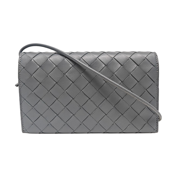 Lambskin Shoulder Bag Blue