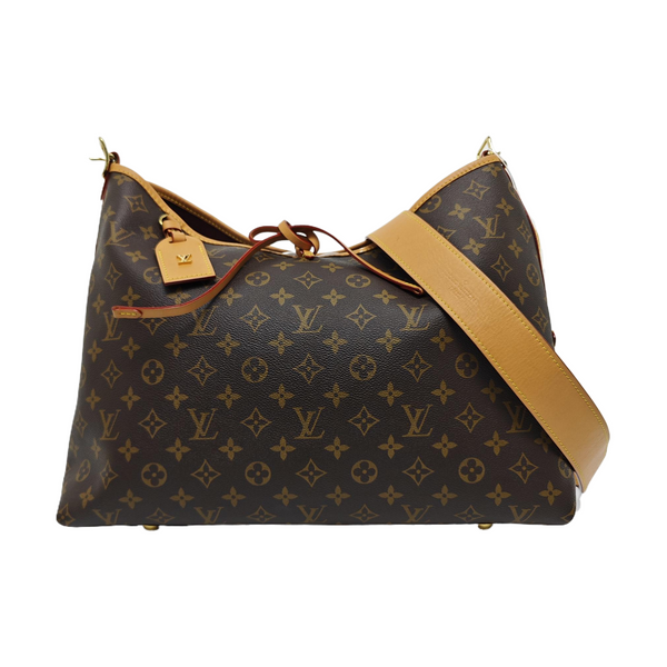 CARRYALL MM Monogram Coated Canvas Brown
