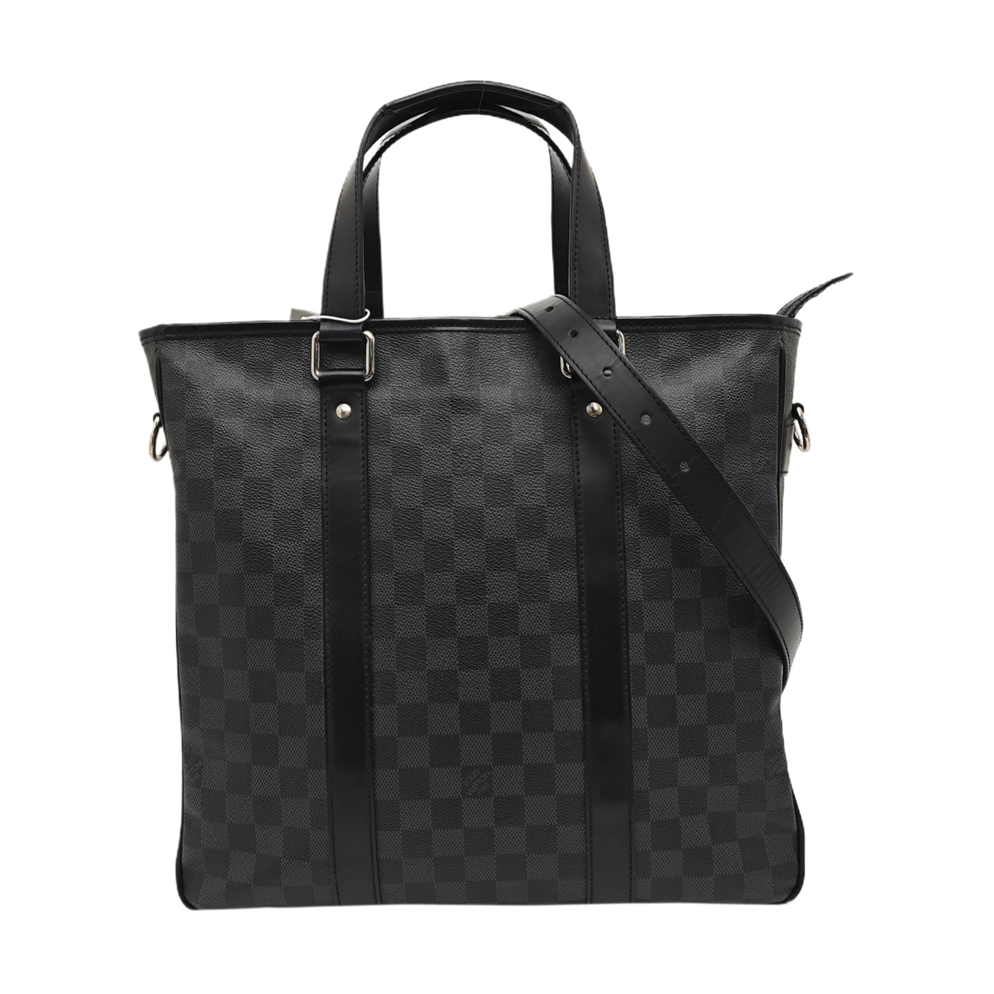 TADAO PM Damier Graphite Coated Canvas Gray