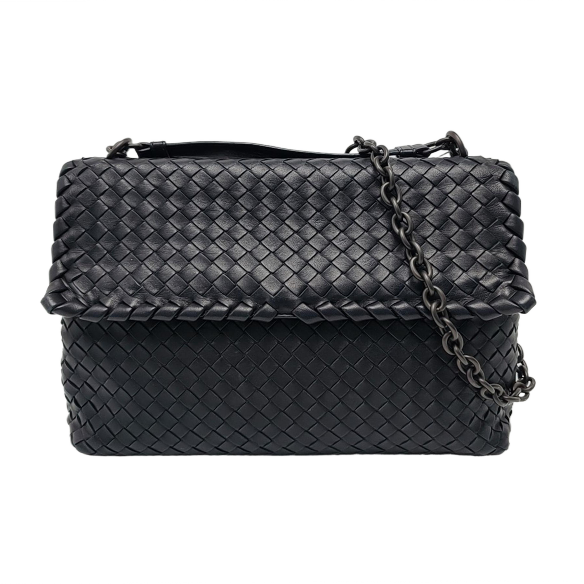 Fold Medium Lambskin Black