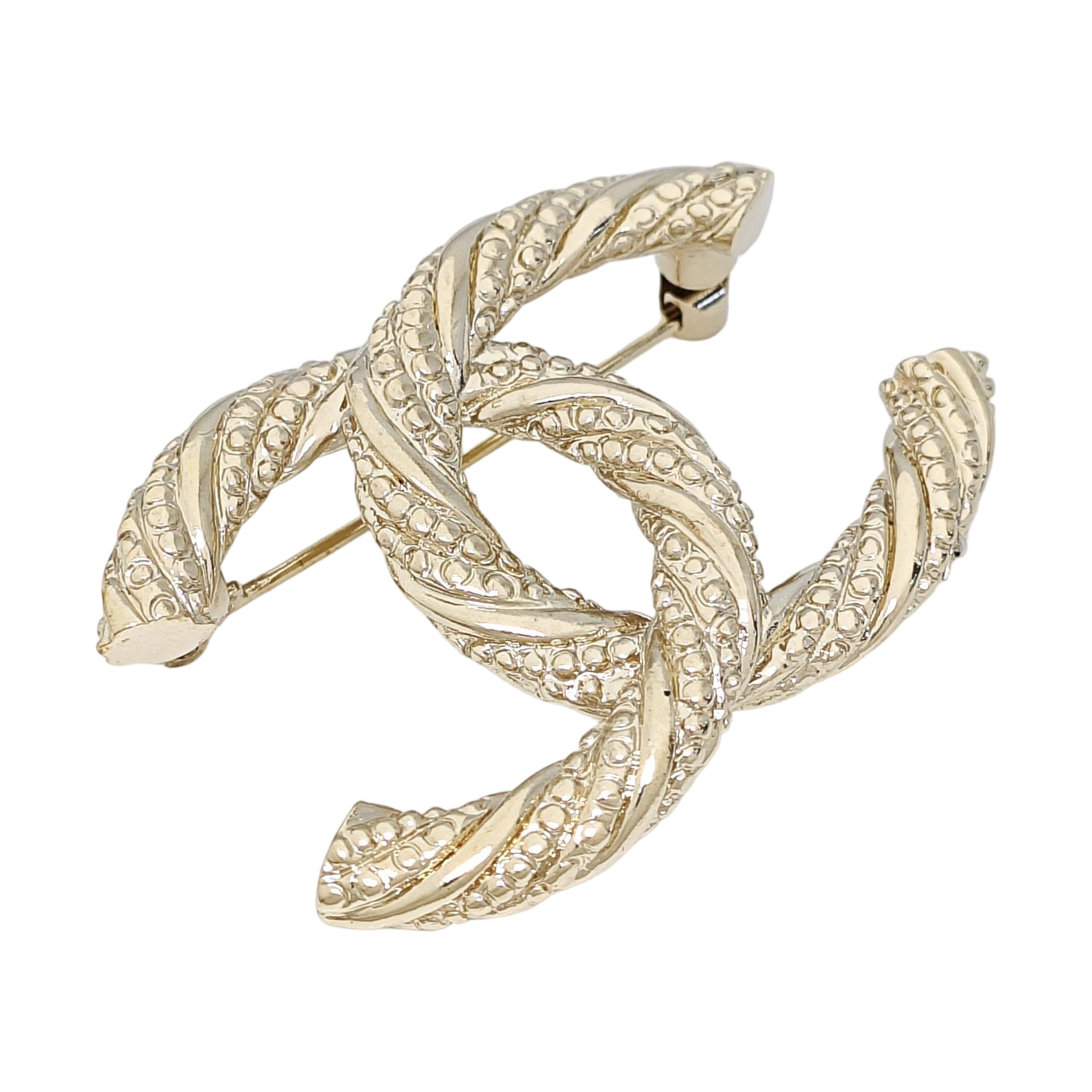 Metal Gold Brooch