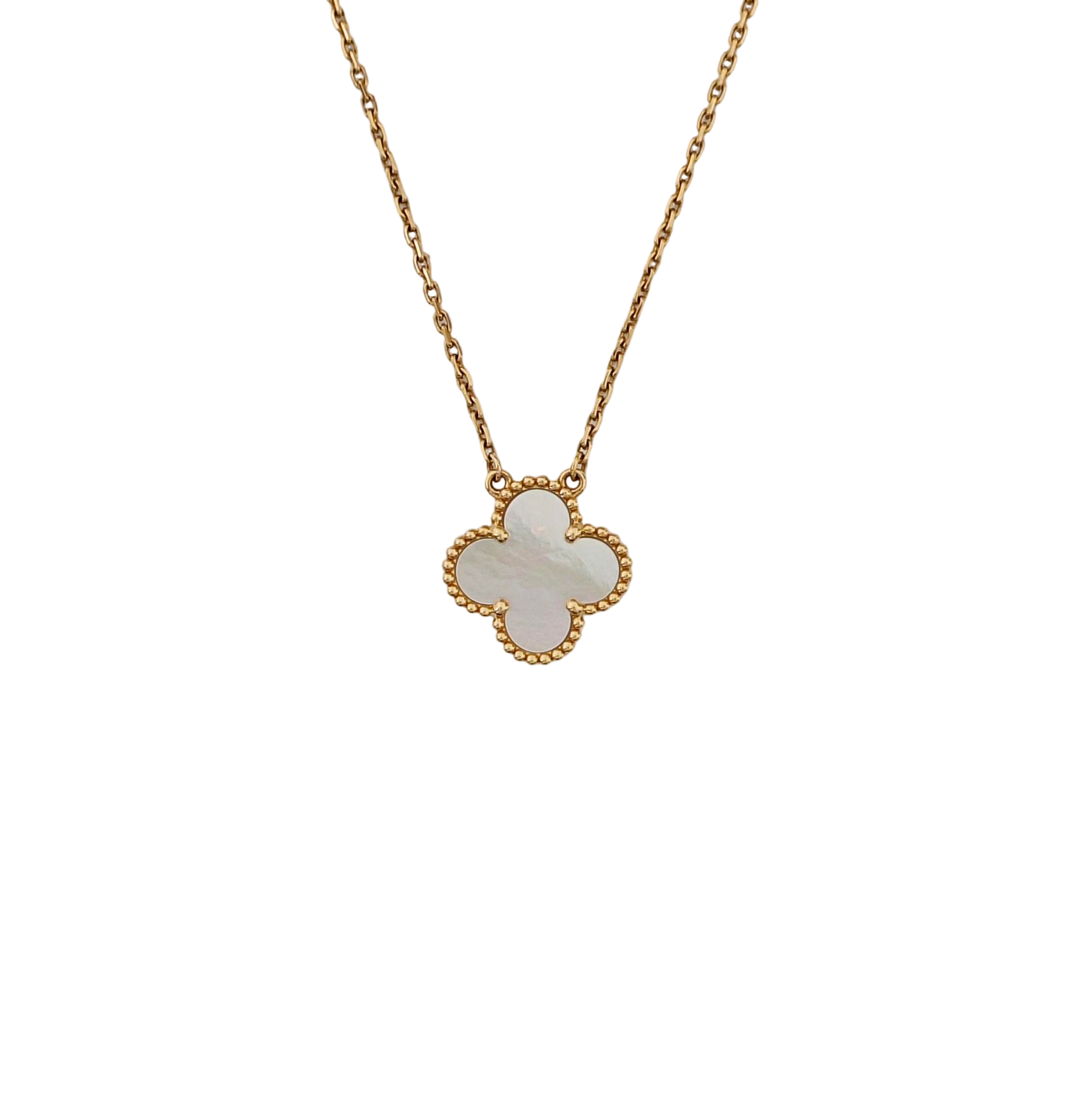 Vintage Alhambra 18k Gold Necklace