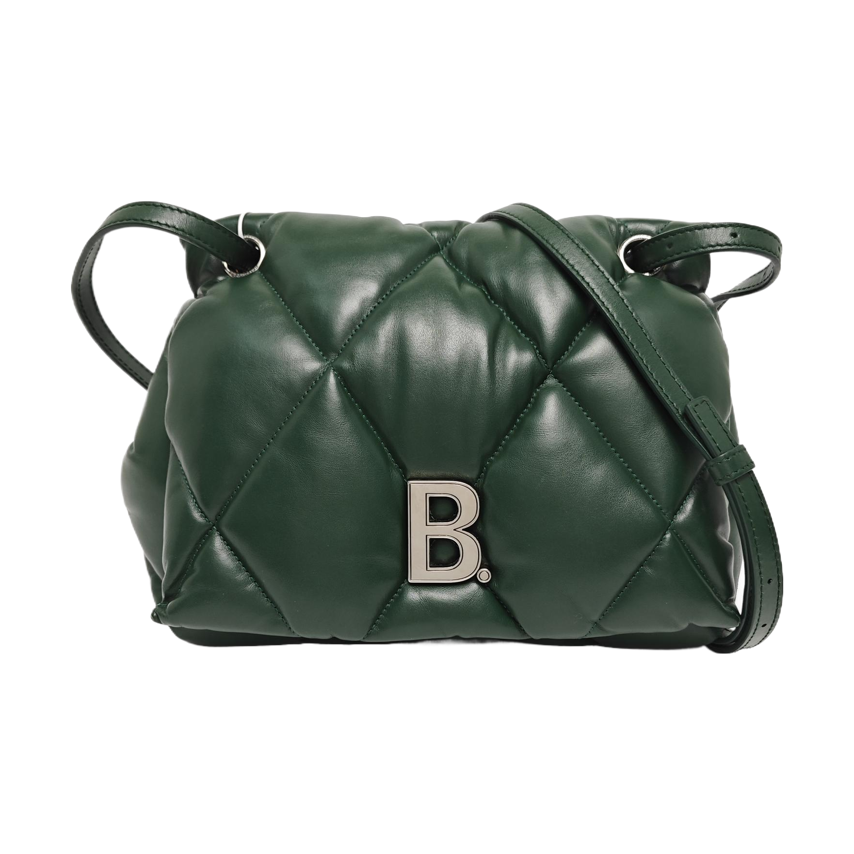 B. Quilted Calfskin Green