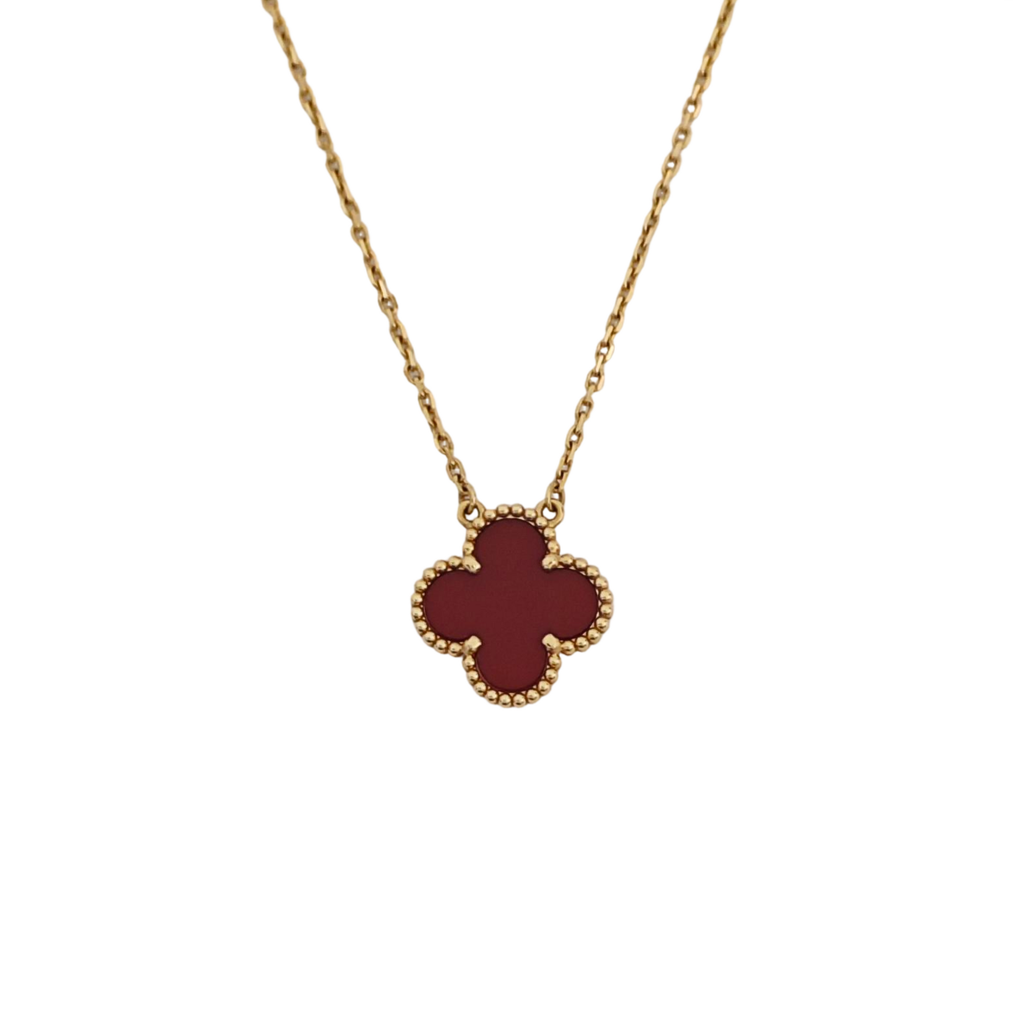 Vintage Alhambra 18k Gold Necklace